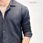 خرید پیراهن مردانه یقه انگیسی کبریتی