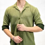 خرید پیراهن مردانه یقه انگلیسی لوزی